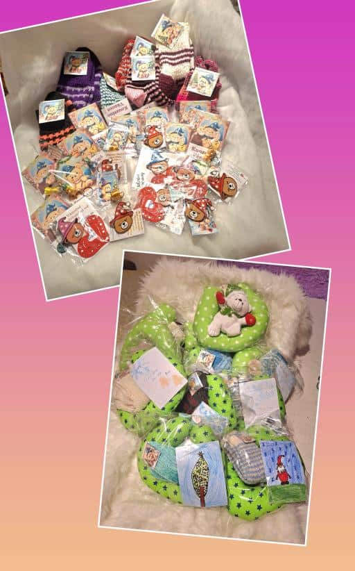 Dárky s motivy Medvídka a vánočními motivy pro děti, ideální na Vánoce.