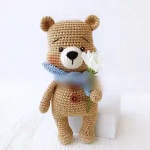 Háčkovaný amigurumi medvídek
