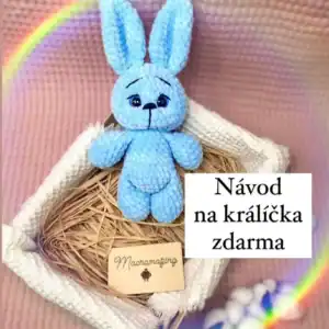 Háčkovaný Velikonoční zajíček Miník
