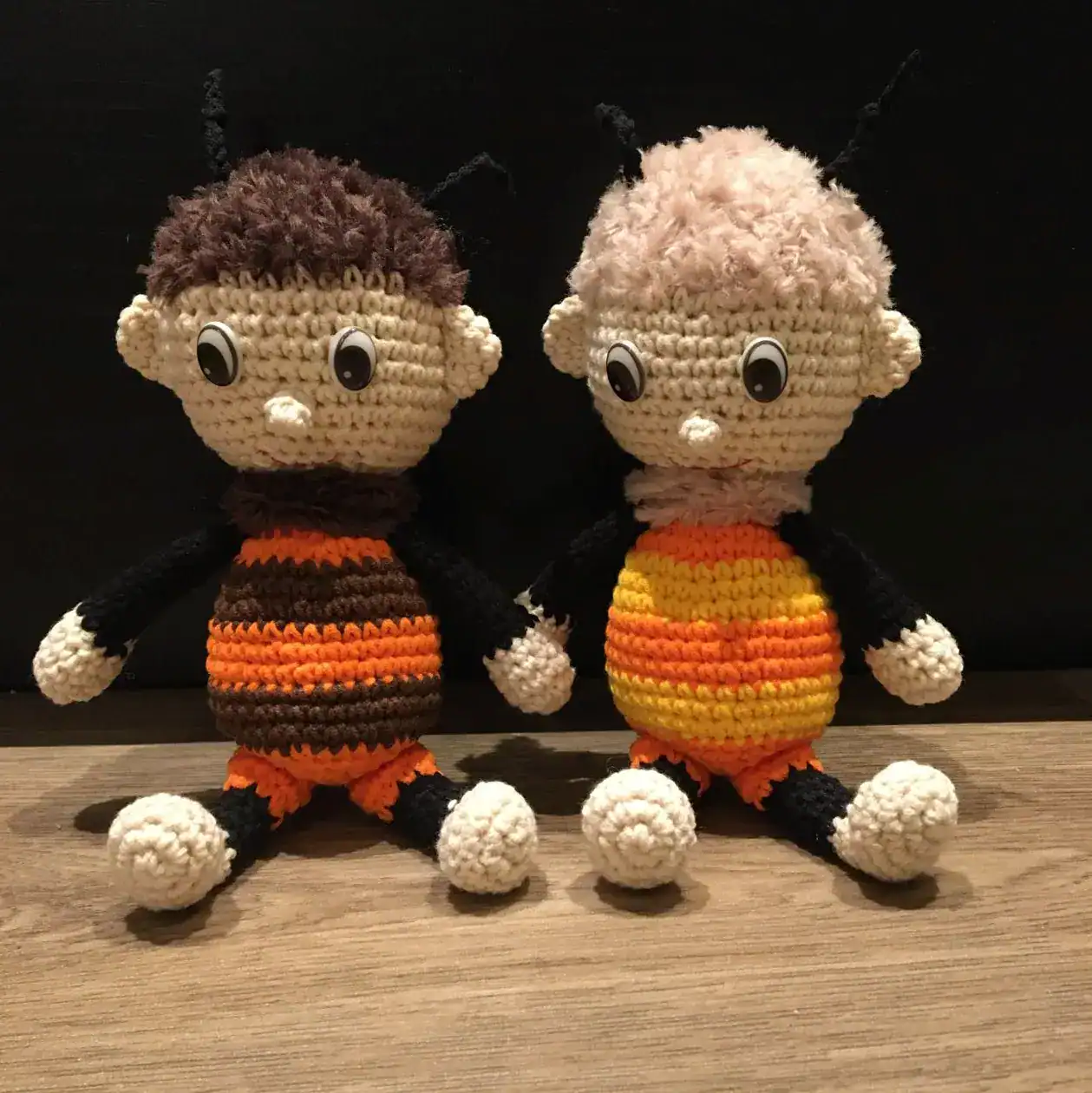 Háčkovaný Včelí medvídci