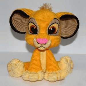 Háčkovaný Lvíček Simba
