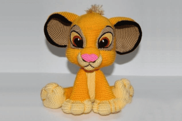 Háčkovaný Lvíček Simba